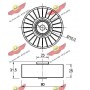 03.446 AUTOKIT Паразитный / ведущий ролик, Поліклиновий ремінь