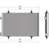 350203382000 MAGNETI MARELLI Конденсатор кондиціонера