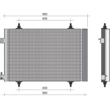 350203382000 MAGNETI MARELLI Конденсатор кондиціонера