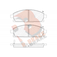 RB1521-200 R BRAKE Комплект гальмівних колодок дисковий гальм