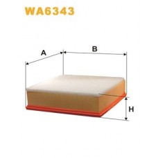 WA6343 WIX FILTERS Повітряний фільтр