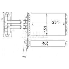 WG2180218 WILMINK GROUP Теплообмінник обігрів салону