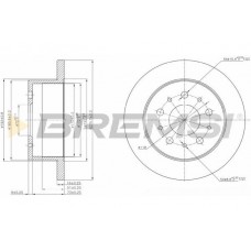 CD7144S BREMSI Гальмівний диск
