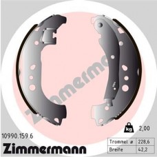 10990.159.6 ZIMMERMANN Комплект гальмівних колодок