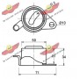 03.083V AUTOKIT Натяжний ролик ремінь ГРМ
