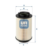 26.014.00 UFI Паливний фільтр