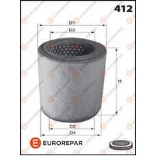 1613720780 EUROREPAR Повітряний фільтр