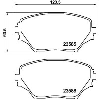 PCP1228 DON Комплект гальмівних колодок дисковий гальм