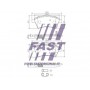 FT29139 FAST Колодки гальмівні дисковые передние комплект FIAT SEDICI 06-14, SUZUKI SX-4 06-14