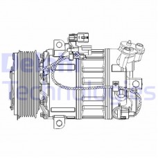 CS20477 DELPHI Компресор кондиціонера