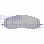 LP3578 DELPHI Комплект гальмівних колодок дисковий гальм