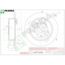 5483 PILENGA Гальмівний диск