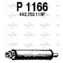 P1166 FENNO Середній глушник вихлопних газів