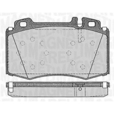 363916060320 MAGNETI MARELLI КомплеК т гальмівних колодок, дискове гальмо