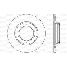 BDA2637.10 OPEN PARTS Гальмівний диск