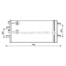 BW5550D AVA QUALITY COOLING Конденсатор кондиціонера