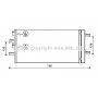 BW5550D AVA QUALITY COOLING Конденсатор кондиціонера