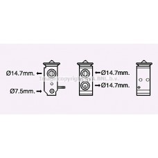 HY1579 AVA QUALITY COOLING Розширювальний клапан кондиціонера