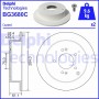 BG3680C DELPHI Гальмівний диск