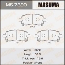 MS-7390 MASUMA Комплект гальмівних колодок