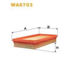 WA6703 WIX FILTERS Повітряний фільтр