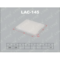 LAC-145 LYNXauto Фільтр повітря у внутрішньому просторі