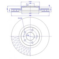 142.003 CAR Гальмівний диск