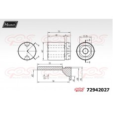 72942027 MAXTECH Поршень корпус скоби гальма