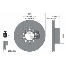 BDS2101 BENDIX Braking Гальмівний диск