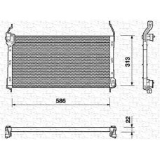 350203116000 MAGNETI MARELLI Конденсатор кондиціонера