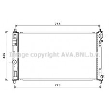 CRA2121 AVA QUALITY COOLING Радіатор охолодження двигуна