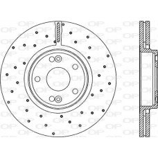 BDRS1959.25 OPEN PARTS Гальмівний диск