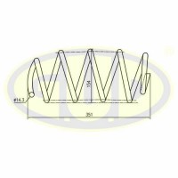 GCS027613 G.U.D. Пружина ходової частини