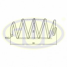 GCS027613 G.U.D. Пружина ходової частини