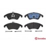 P 50 069 BREMBO Комплект гальмівних колодок дисковий гальм