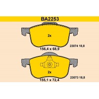BA2253 BARUM Комплект гальмівних колодок дисковий гальм