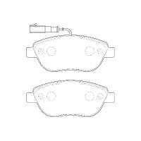2134914 Omnicraft Комплект гальмівних колодок дисковий гальм