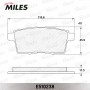 E510238 MILES Комплект гальмівних колодок дисковий гальм