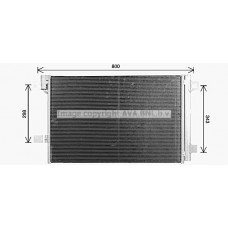 VN5437D AVA QUALITY COOLING Конденсатор кондиціонера