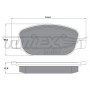 TX 17-70 TOMEX Brakes Комплект гальмівних колодок дисковий гальм