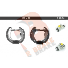79RBKT0055 R BRAKE Комплект гальмівних колодок