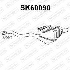 SK60090 VENEPORTE Глушник вихлопних газів кінцевий