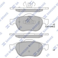 SP1802 Hi-Q Комплект гальмівних колодок дисковий гальм