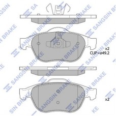 SP1802 Hi-Q Комплект гальмівних колодок дисковий гальм
