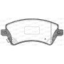 BPA0822.12 OPEN PARTS Комплект гальмівних колодок дисковий гальм