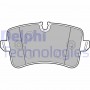 LP2249 DELPHI Комплект гальмівних колодок дисковий гальм