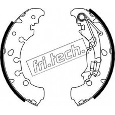 1034.116 fri.tech. Комплект гальмівних колодок