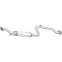 283-153 BOSAL Середній глушник вихлопних газів