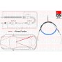 FBC0124 FAI AutoParts Тросик, cтояночный тормоз