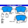 13.0460-3862.2 ATE Комплект гальмівних колодок, дискове гальмо